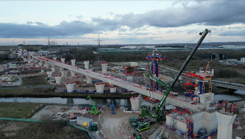 River Tame West single-track viaduct completion