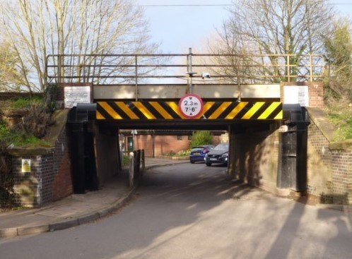Network Rail urges lorry drivers to ‘Wise Up, Size Up’ as Suffolk bridge tops list of Britain’s most bashed bridges: Coddenham Road - Britain's most bashed bridge