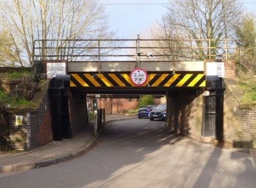 Coddenham Road - Britain's most bashed bridge