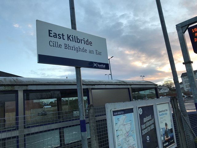 Network Rail begins major enhancement work at East Kilbride station: EK 5-4