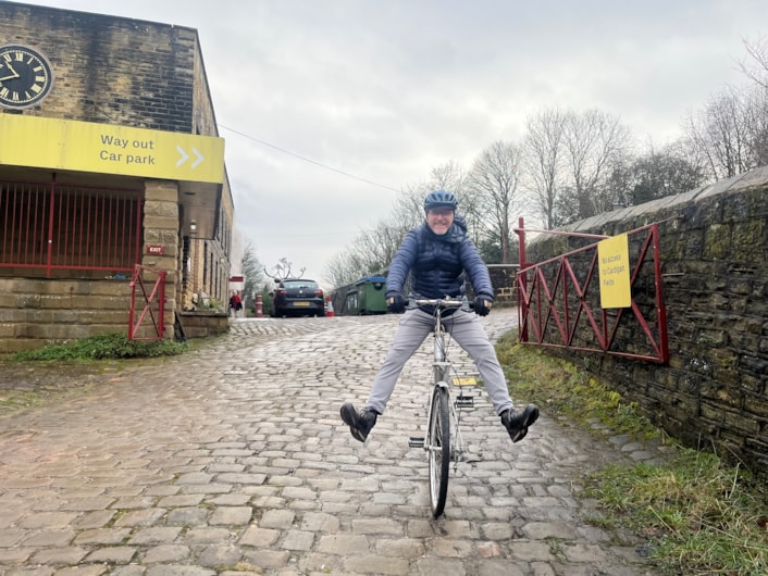 Leeds inventor’s 70s superbike conquers the cobbles at Leeds museum: image00048-2