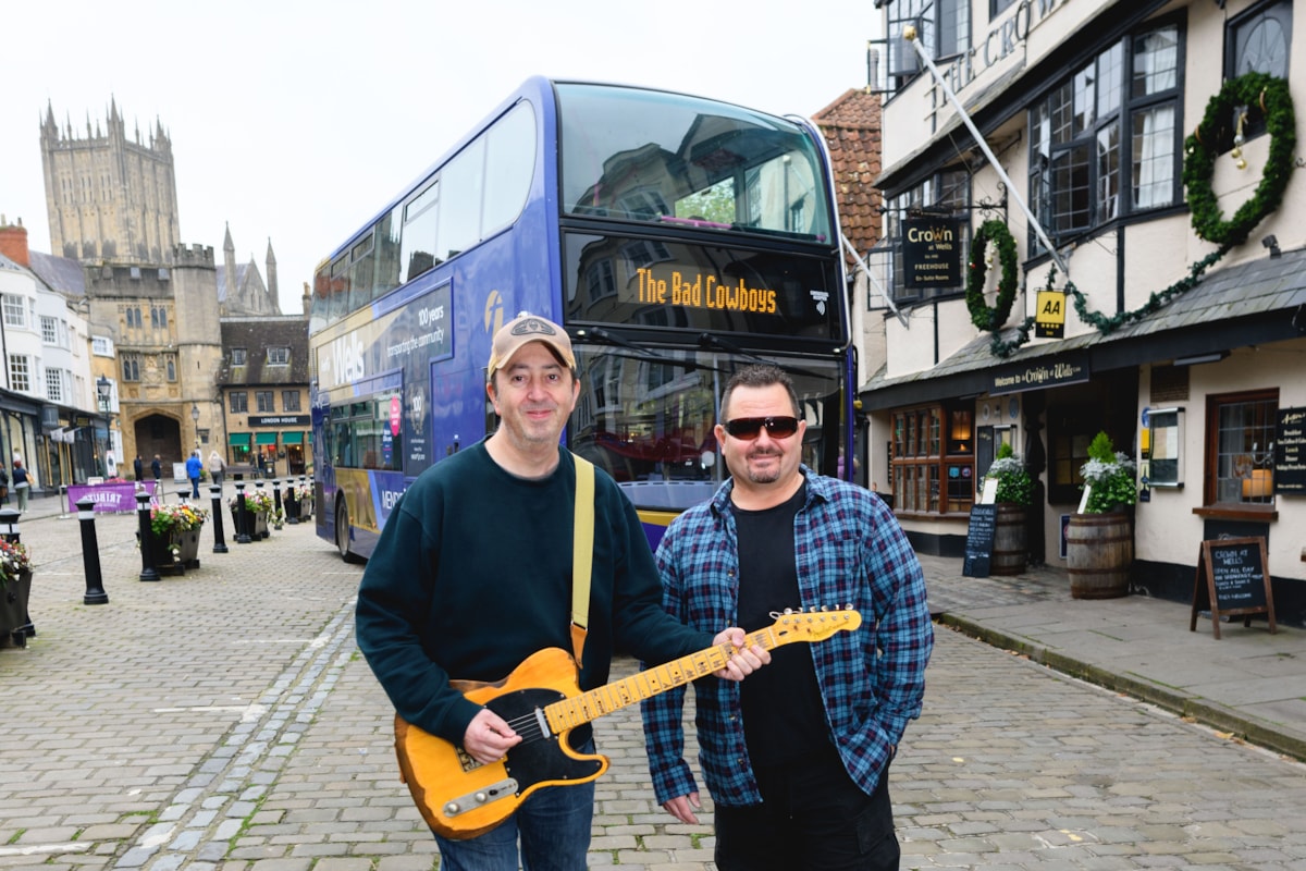 The Bad Cowboys, from left John Carroll and Steve Bilsborough @JonCraig_Photos