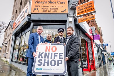 Islington Council launches UK's first ‘No Knife Shop' scheme