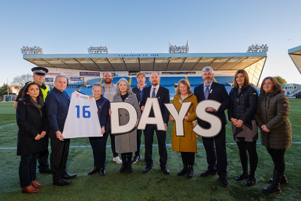 16 Days of Action campaign kicks off at Rugby Park