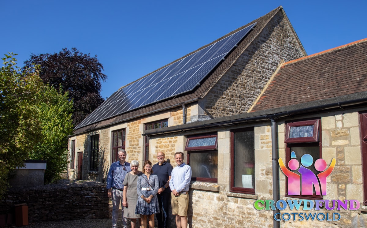 Ampney Crucis Village Hall Solar Panels Crowdfund Cotswold