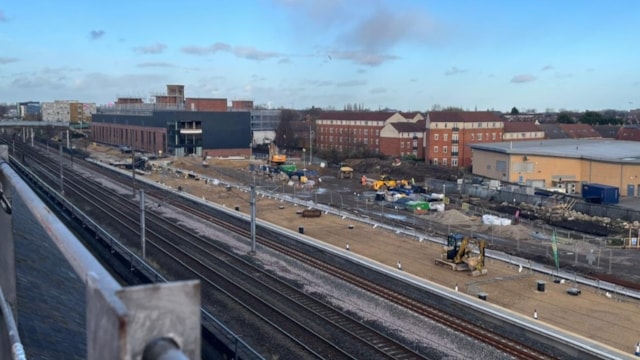 MEDIA INVITE: Exclusive behind-the-scenes access to Darlington station’s new footbridge - £140m upgrade milestone: Work continues on Darlington station, Network Rail