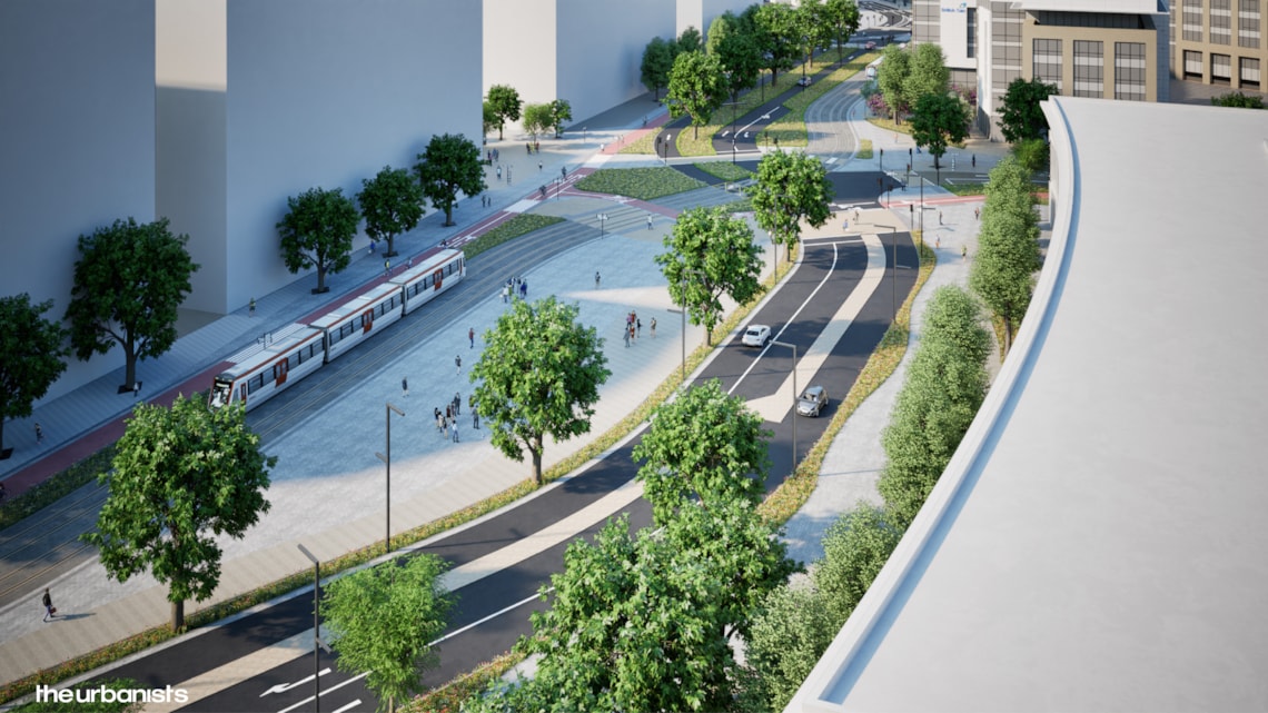 Cardiff Crossrail phrase one. Image credit The Urbanists-8