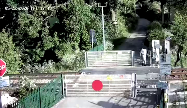 Alarming CCTV shows three teenage trespassers on railway tracks in West Yorkshire: Alarming CCTV shows three teenage trespassers on railway tracks in West Yorkshire