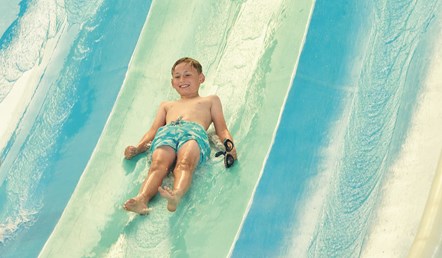 Indoor Pool Slide at Hafan y Môr