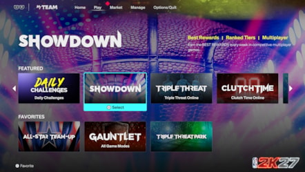 NBA 2K27 MyTEAM Play Tab