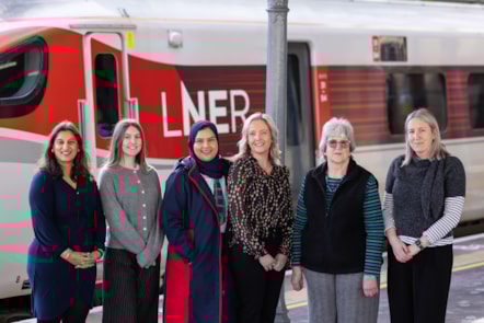 LNER stars with Azuma KGX