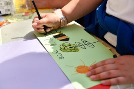 Colouring was part of the hive of activity for Avanti West Coast's World Bee Day celebrations at Carlisle