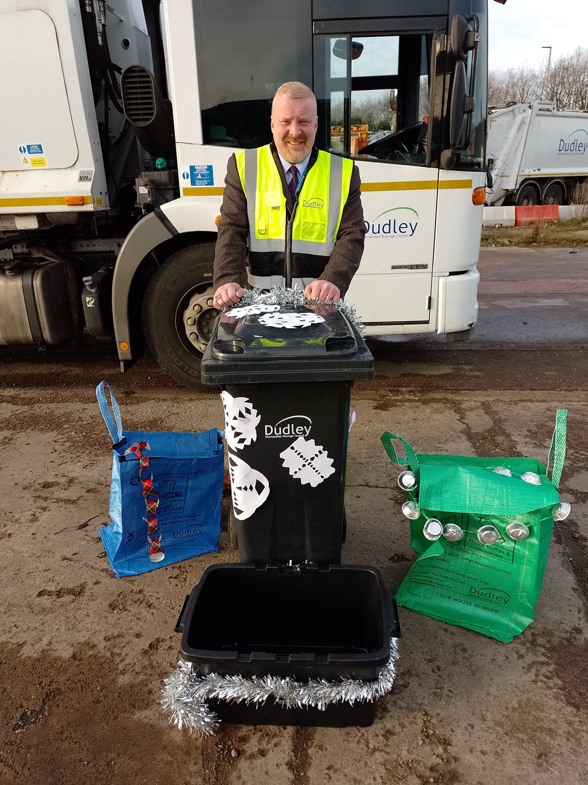 christmas bins and recycling collections with cllr damian corfield