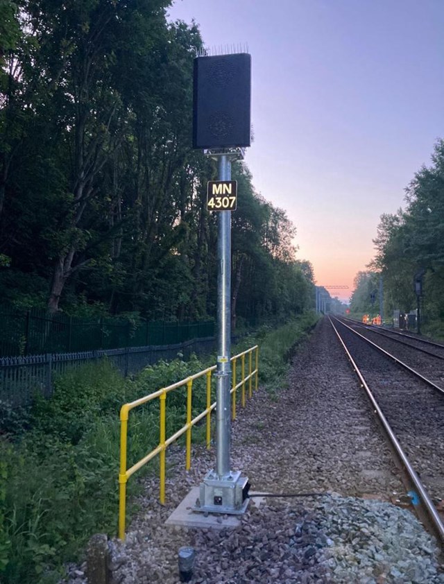 New signal installed near Manchester Victoria