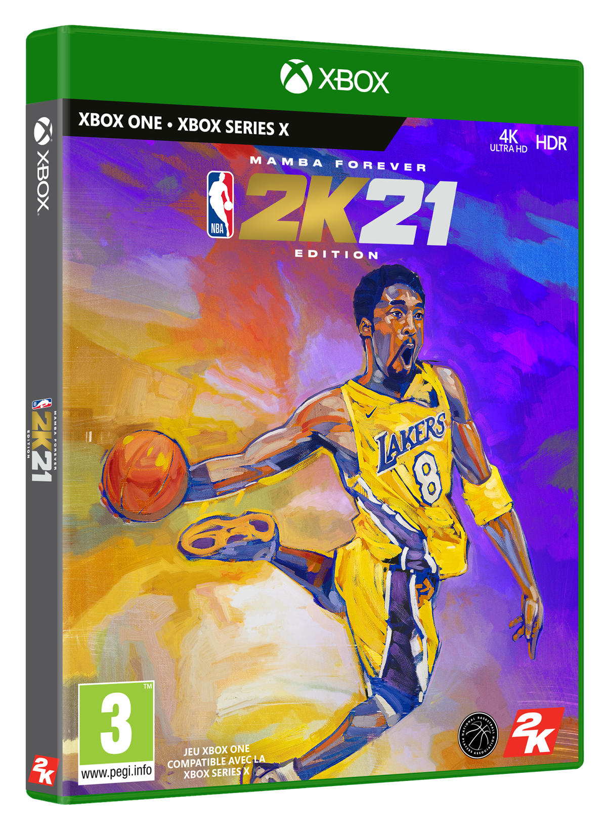 NBA 2K21 Packaging Kobe Bryant Xbox One (3D)