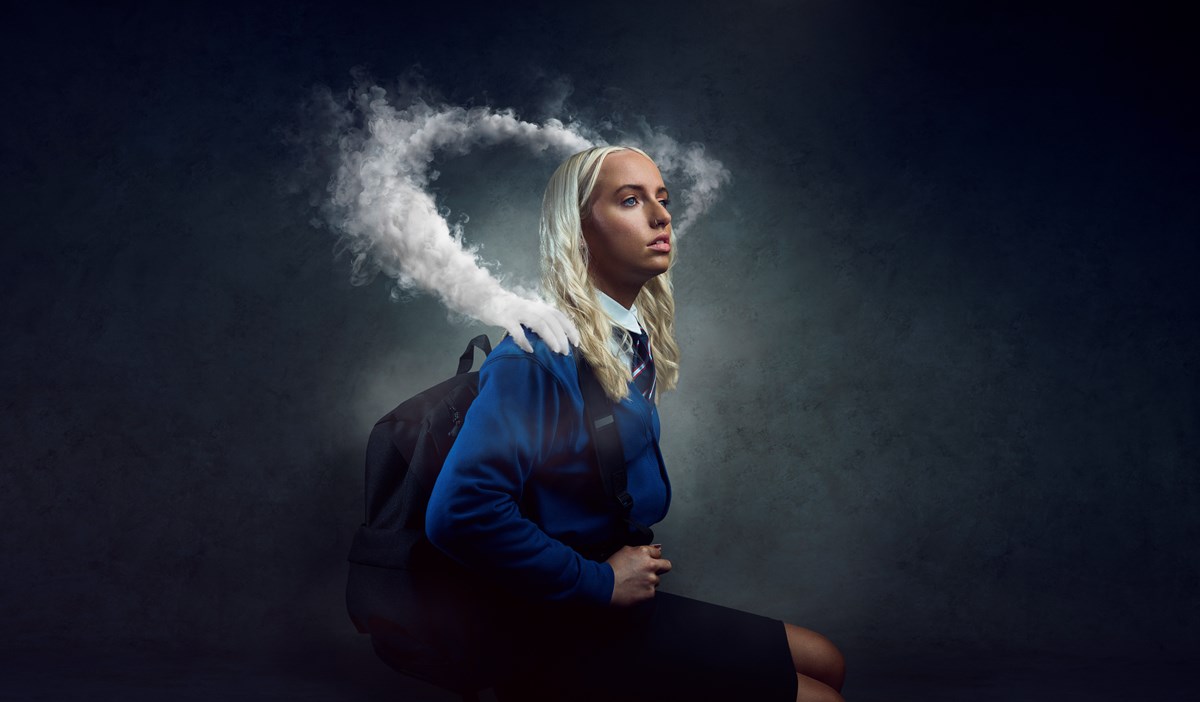 Girl - Campaign Image- Vaping Addiction Campaign