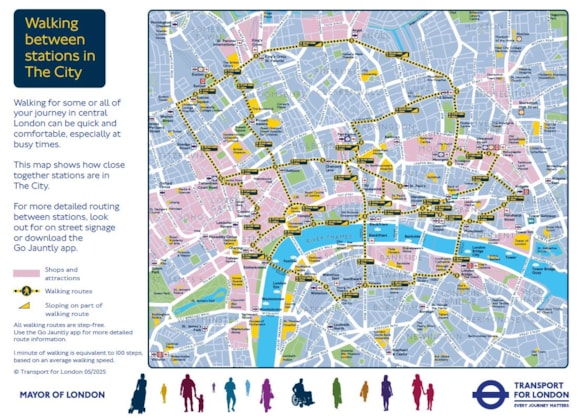 TfL Image - Walking map West End
