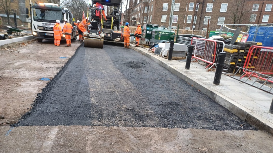 Resurfacing the road-3