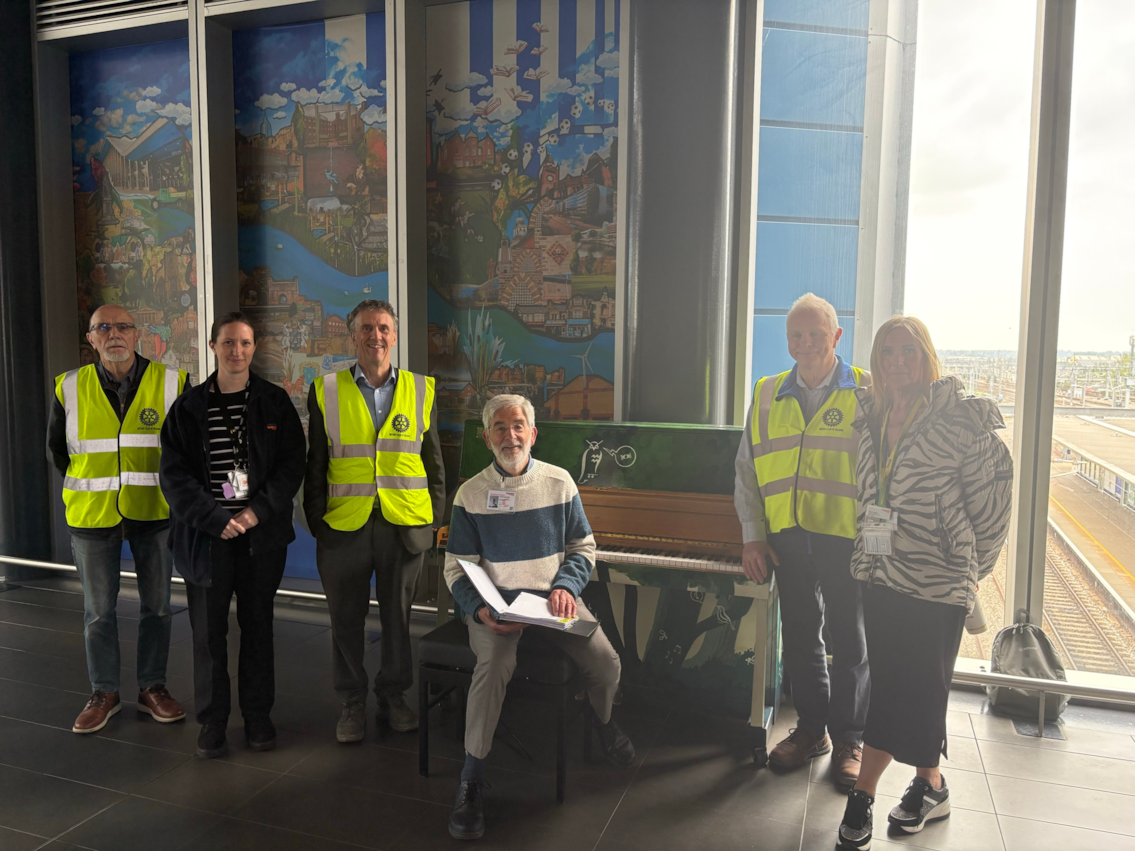 Reading station piano unveiled