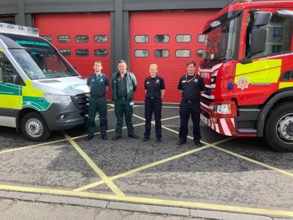Boost for Lothian: SAS staff move into fire station base (resending with updated pictures): image001-2