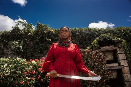 1. Alberta Whittle, Lagareh The Last Born, (film still single channel video), 2022, Photographer Matthew Arthur Williams, Alberta Whittle. Courtesy the artist, Scotland Venice, and Forma (1)