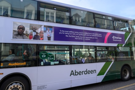 First Bus - Mother's Day Aberdeen bus 2