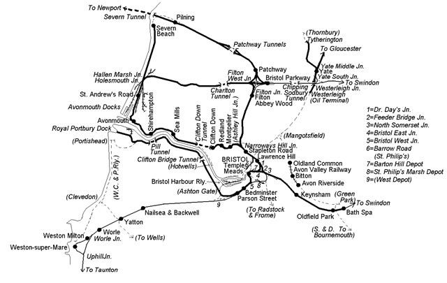 Bristol Coal-Stone Haul: The Bristol route