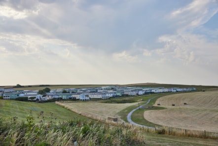 Caravan view at Thornwick Bay