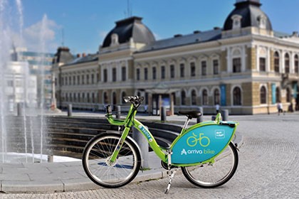 On your bike: Arriva launches bike-sharing scheme in Slovakia