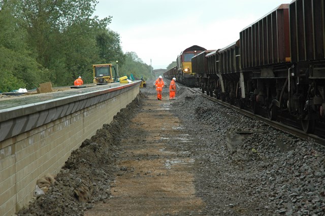 New platform and new trackbed