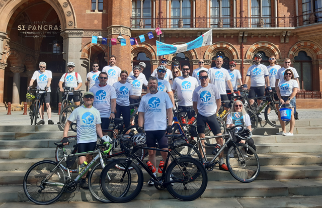 Ride4Fran team at St. Pancras: Ride4Fran team at St. Pancras