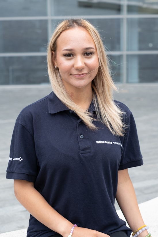 Chelsea Stonach from Wolverhampton will be based at a BBV site in North Warwickshire, starting a degree apprenticeship in Civil Engineering: Chelsea Stonach from Wolverhampton will be based at a BBV site in North Warwickshire, starting a degree apprenticeship in Civil Engineering