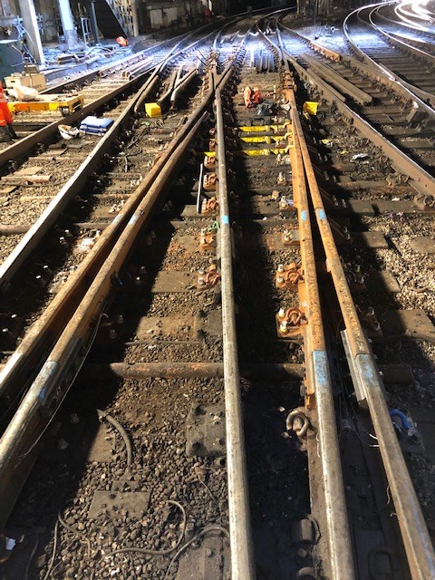 Rail maintenance Liverpool Street to Stratford
