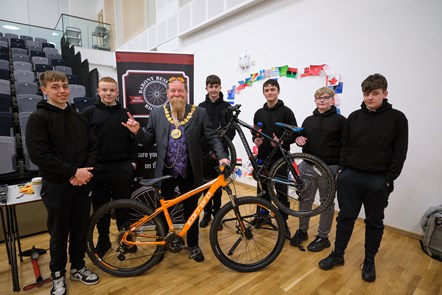 Provost Todd with Barony Bespoke Bicycles