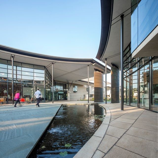 Westwood training centre - walkway