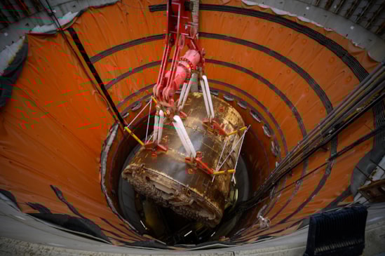 TBM Emily lifted at Green Park Way tunnel shaft 26th July 2025