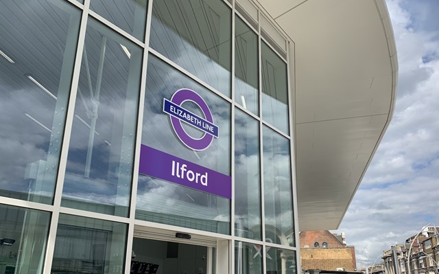 Ilford Station 30August2022 (1): Ilford station frontage