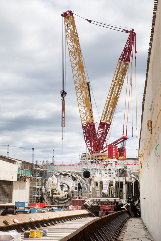 Preparing Tunnel Boring Machines for the launch date at West Ruislip-3