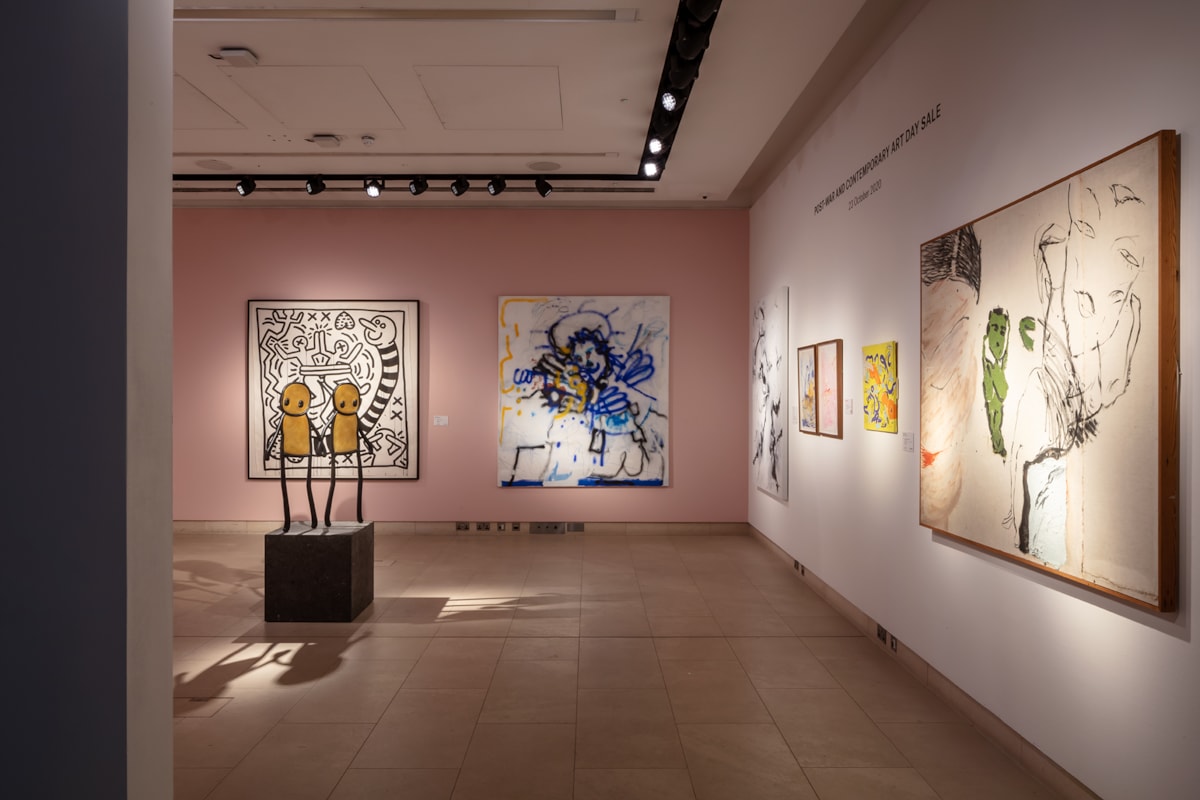 STIK Holding Hands at Christie's 2