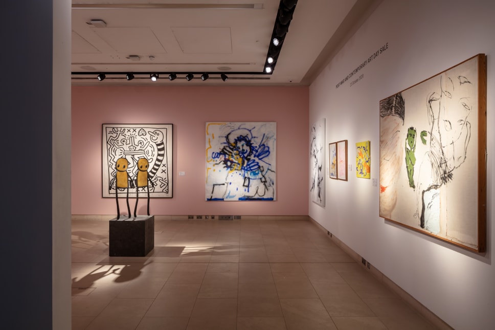 STIK Holding Hands at Christie's 2