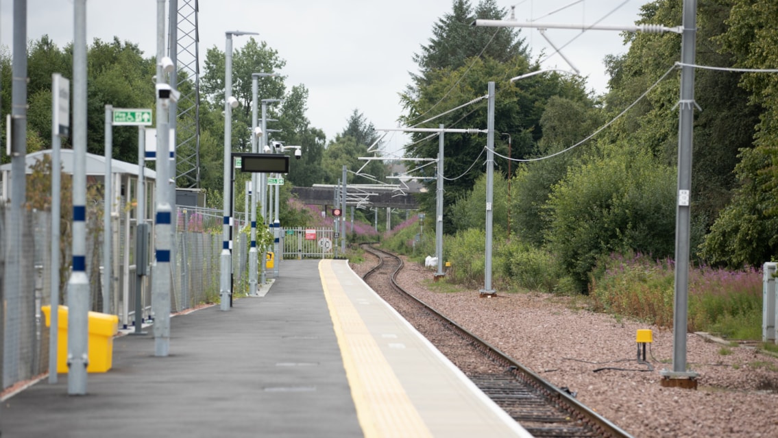 One month to go: East Kilbride–Glasgow line just weeks away from electric trains: East Kilbride station-5