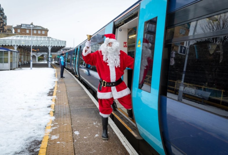 Most routes open as usual as Southeastern gets you home for Christmas: A VIP passenger at Maidstone West