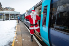 A VIP passenger at Maidstone West: A VIP passenger at Maidstone West