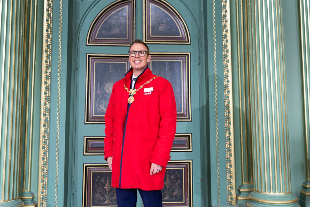 Paul Doughty, LNER and Sheriff of York in York Mansion House