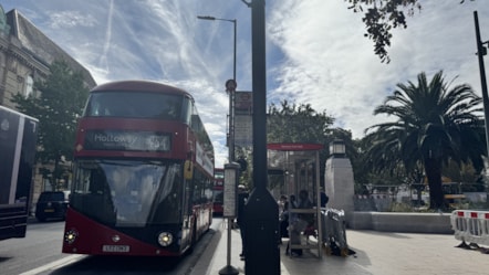 254 bus in Hackney