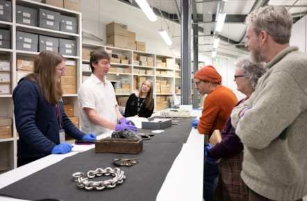 Curators meet the makers at the National Museums Collection Centre. Photo © Neil Hanna (4)