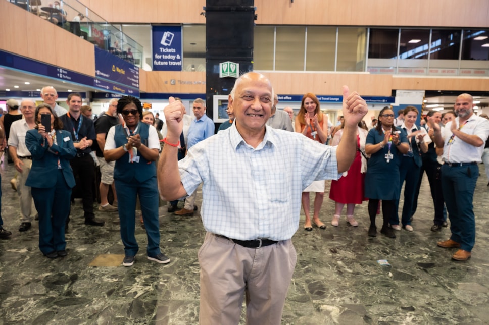 All aboard! Avanti West Coast celebrates employee’s journey of 50 years on the railway