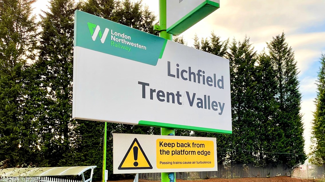 Platform repairs complete at Lichfield Trent Valley station: Lichfield Trent Valley station-2
