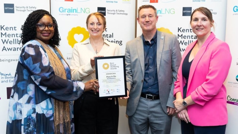 Southeastern recognised for work to prevent suicides: Kent Mental Wellbeing Awards 1