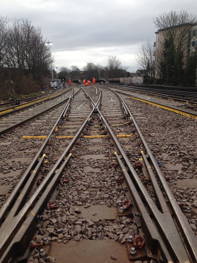 lewisham sunday 2: New railway laid at Lewisham after derailment